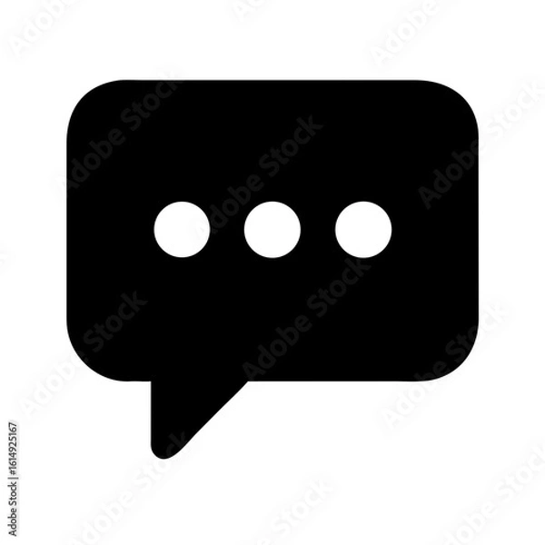 Fototapeta speech bubble or massage icon design.