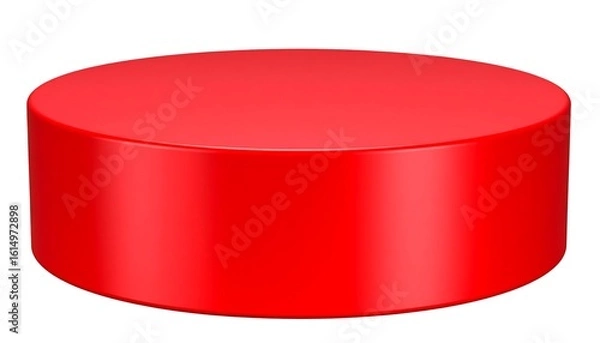 Fototapeta Red circular podium