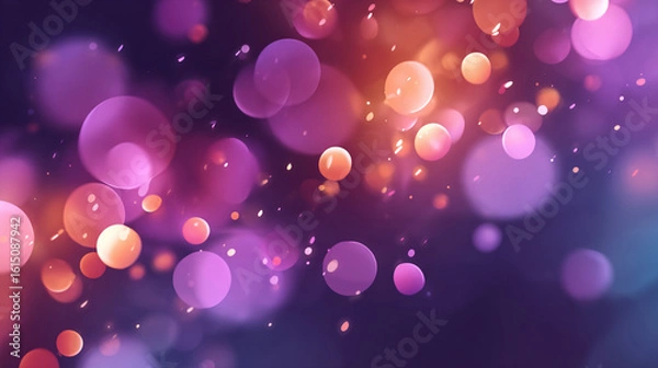 Fototapeta abstract background with bokeh