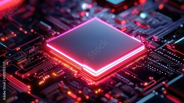 Fototapeta illumination illuminating microchip