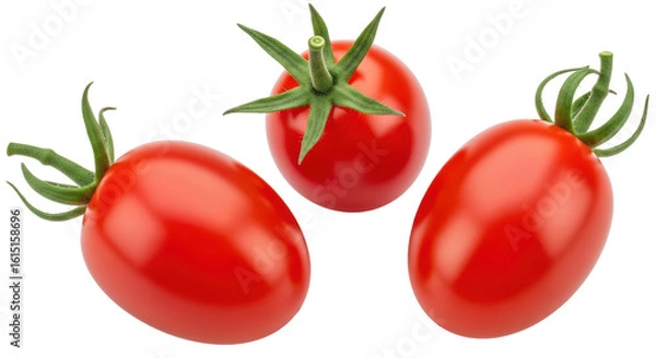 Fototapeta Isolated Plum Tomatoes