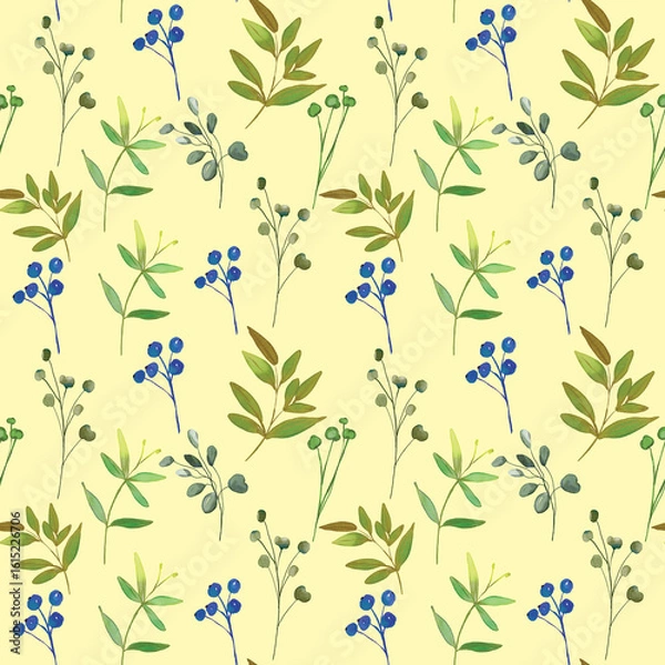 Fototapeta seamless floral pattern with flowers