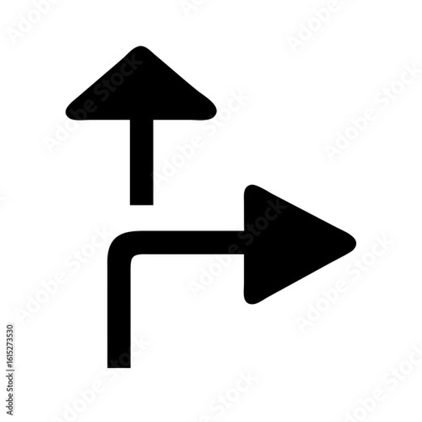 Fototapeta Navigation alternative icon vector illustration