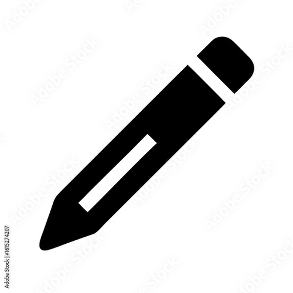 Obraz Pencil alternative icon vector illustration