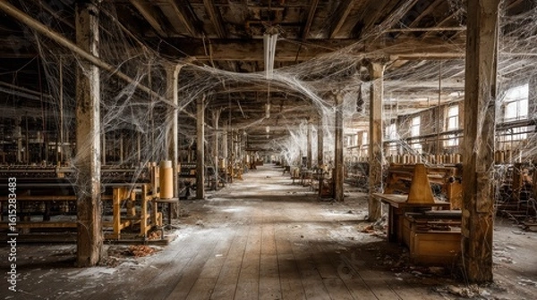 Obraz Abandoned factory interior (3)