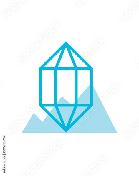 Obraz Set Diamond logo collection