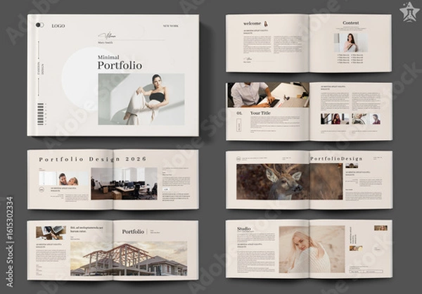 Fototapeta Minimal Portfolio Landscape