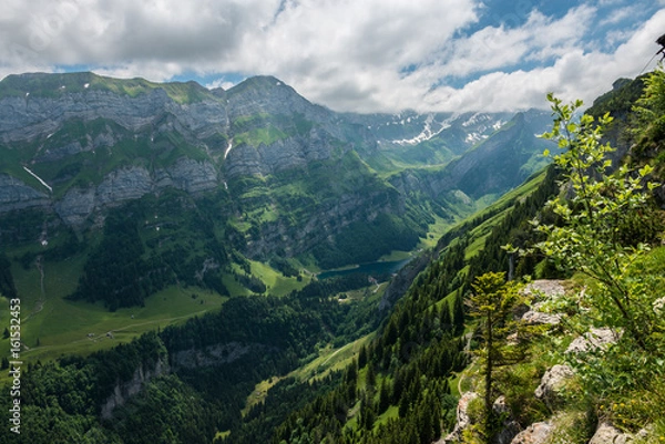 Fototapeta Swiss Alps. Appenzell Innerrhoden. Ebenalp.