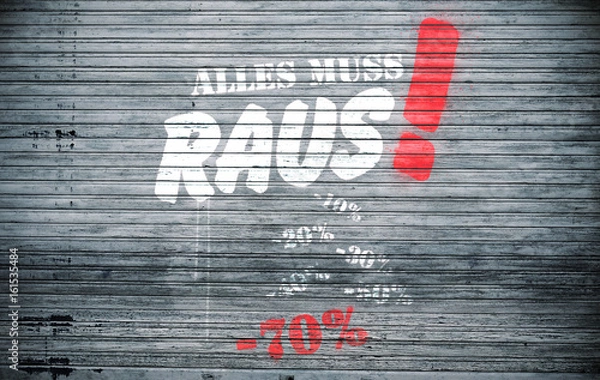 Obraz Alles muss Raus