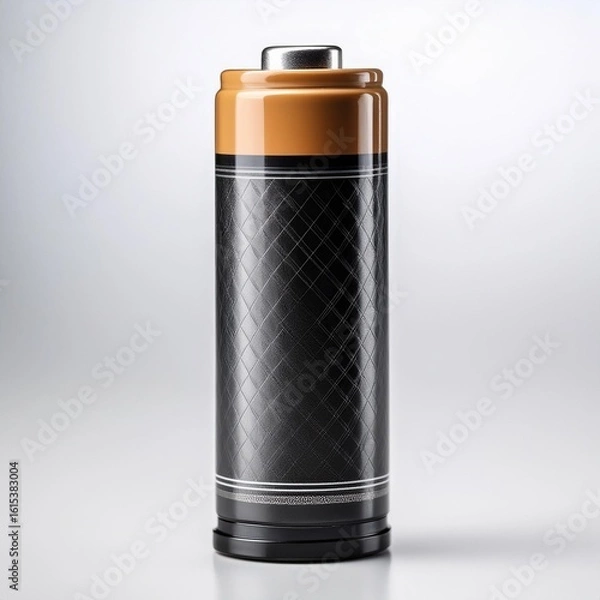 Obraz battery on white background