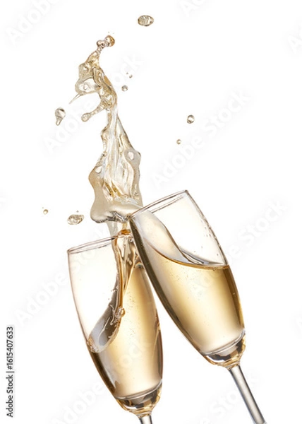 Obraz cheers with champagnes