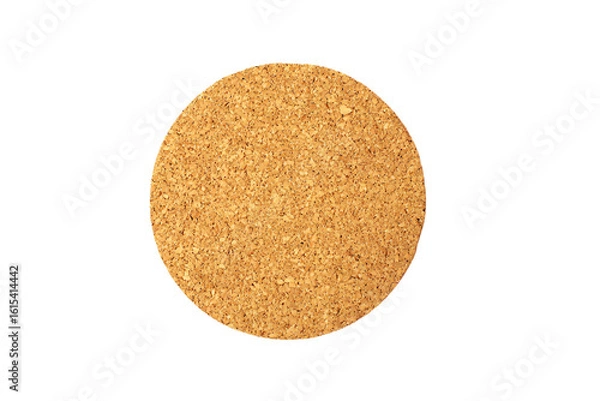 Fototapeta a cork board with a circle shape on it