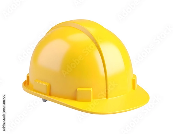 Obraz Yellow Hard Hat 3D Render