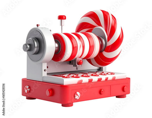 Obraz Candy Cane Machine 3D Illustration