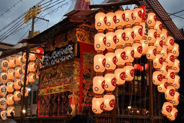 Fototapeta 夏の風物詩 宵山の京都祇園祭 北観音山