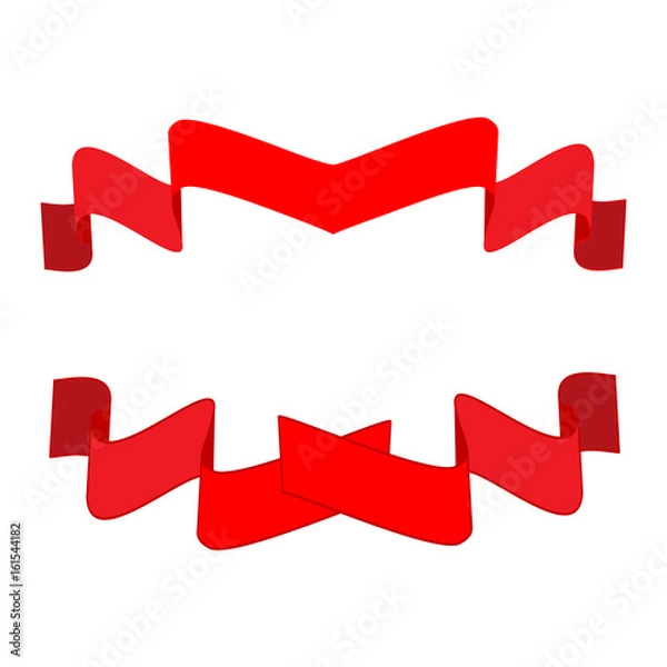 Obraz Banner red set