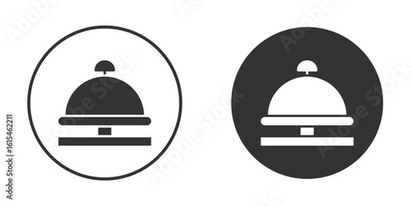 Obraz Bell concierge icon for website design, logo for web and apps.