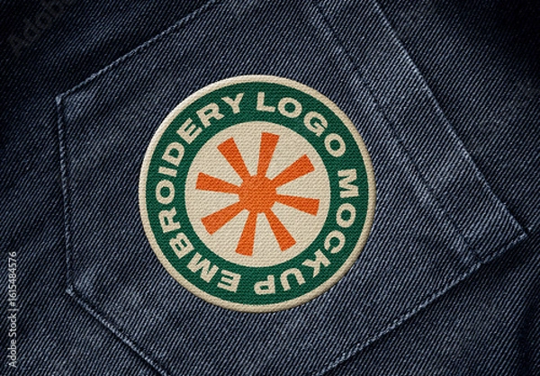 Obraz Embroidery Logo Mockup