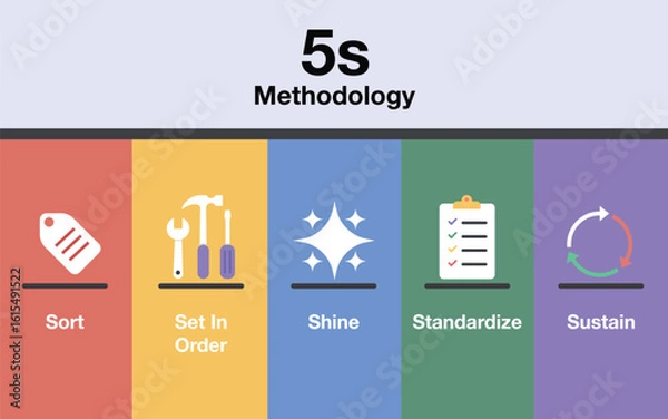 Obraz Mastering Workplace Efficiency with the 5S Methodology