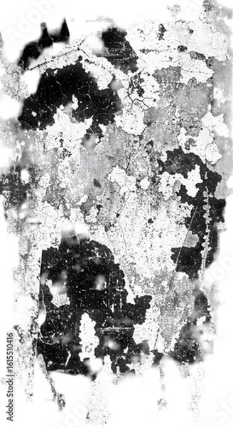 Fototapeta Abstract Monochrome Grunge Texture Background Design Isolated Illustration