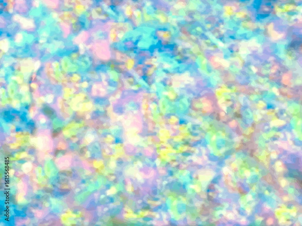 Fototapeta Opal gemstone background. Bright vector abstract pastel background with soft, blurred textures and fluid shapes.