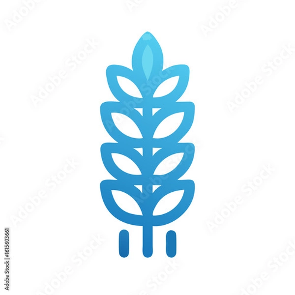 Fototapeta vector wheat icon