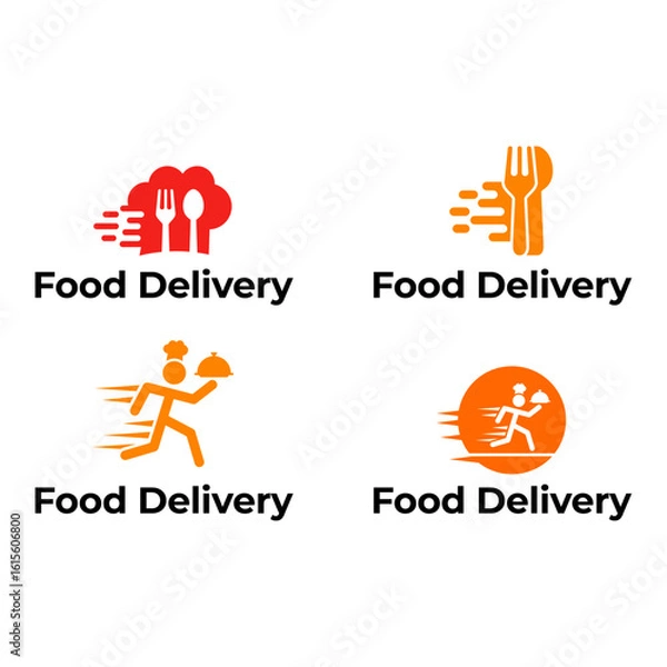 Obraz Express Meal Delivery Symbol Pack