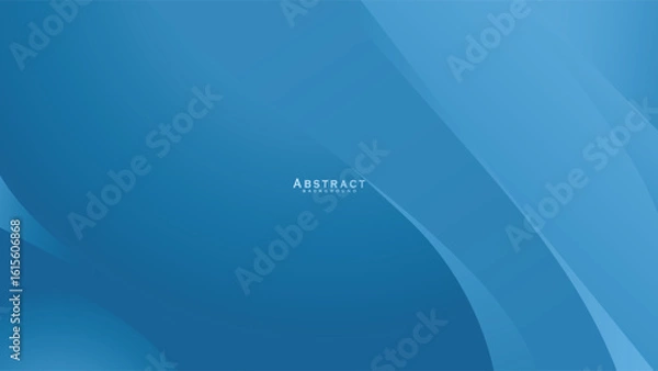 Fototapeta Modern blue abstract web banner background creative design