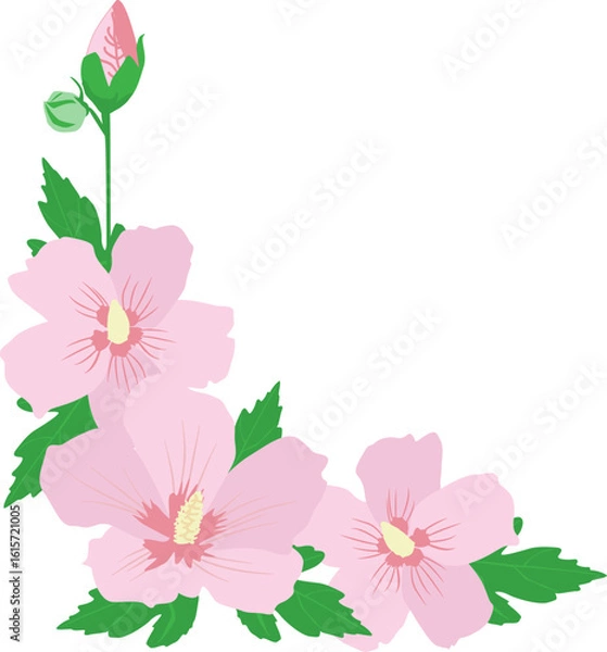 Obraz 대한민국 상징 국화 무궁화꽃