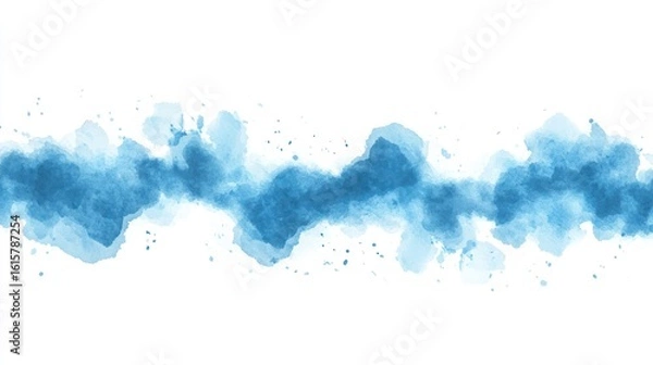 Obraz Abstract watercolor blue background