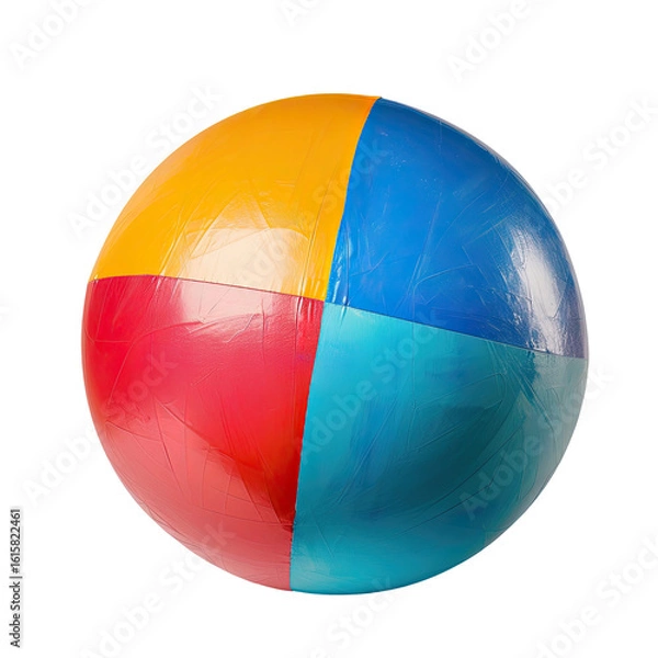 Obraz Brightly colored, round ball, four quadrants
