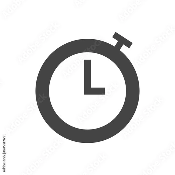 Fototapeta Timer icon. Simple vector sign.