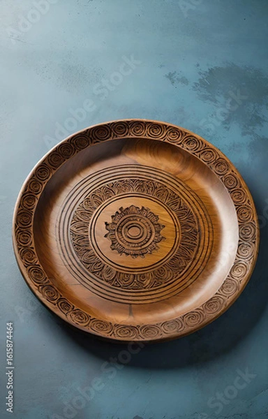 Fototapeta old ceramic plate