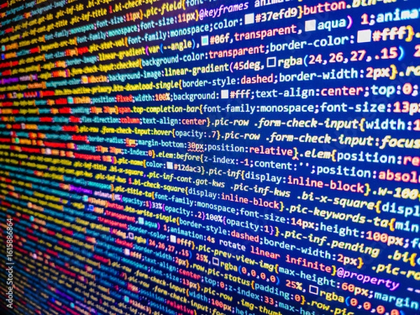 Obraz Python code computer screen