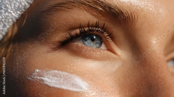 Fototapeta Innovative Sunscreen with Hypoallergenic, Gentle Protection for Sensitive Skin and Environmental UV Defense