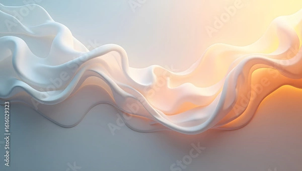 Fototapeta Abstract Fluid Art with Soft Textures Creating a Dreamy Atmosphere