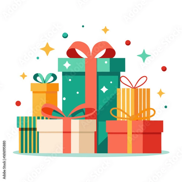 Obraz gift boxes vector illustration