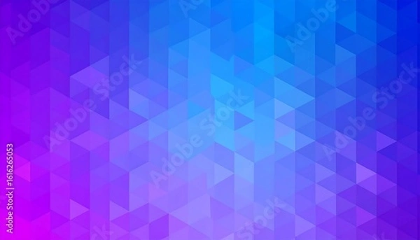 Fototapeta Abstract geometric pattern of vibrant triangles