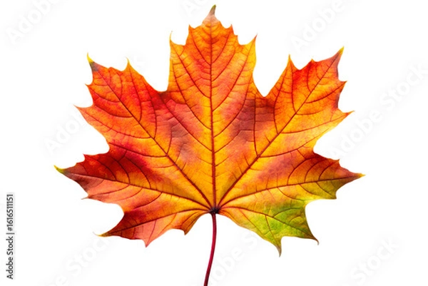 Fototapeta Autumn Maple Leaf PNG on a Transparent Background