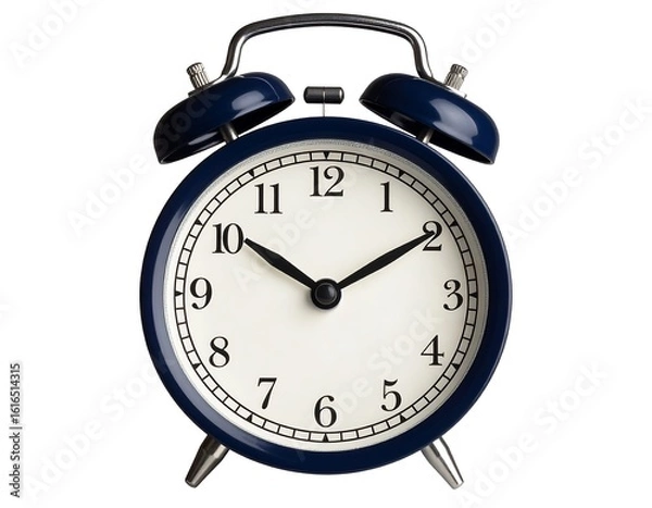 Obraz Blue alarm clock, simple timekeeping