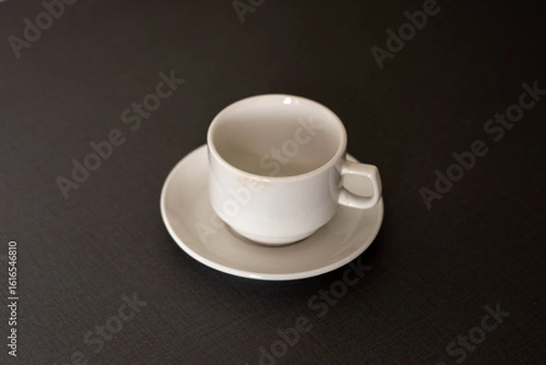 Fototapeta Simple elegance in a single, empty cup