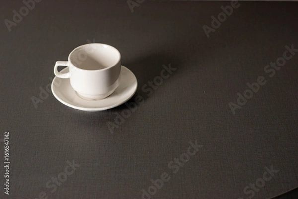 Fototapeta Simple elegance in a single, empty cup