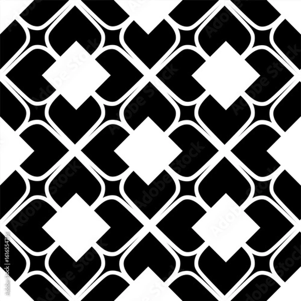 Obraz Seamless abstract geometric pattern. Vector Illustration.