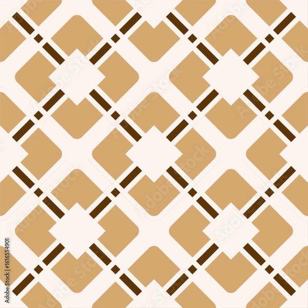 Obraz Seamless abstract geometric pattern. Vector Illustration.