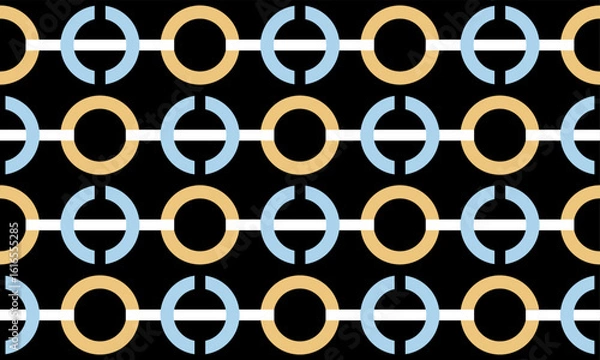 Fototapeta Seamless abstract geometric pattern. Vector Illustration.