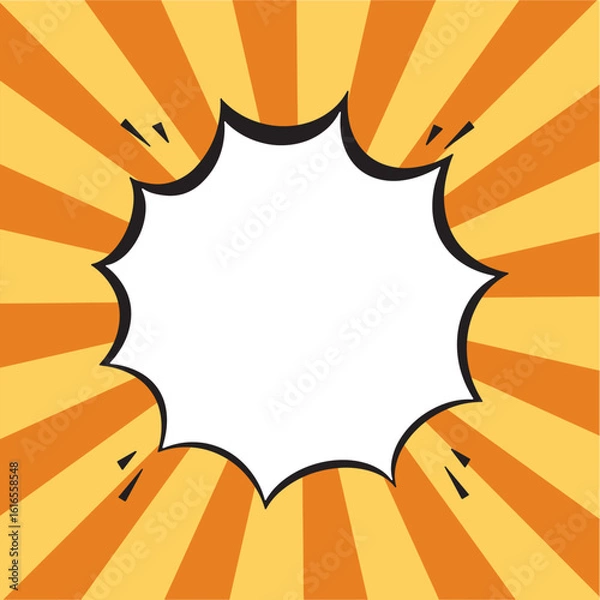 Obraz Speech Bubble Comic Pop Art Vector