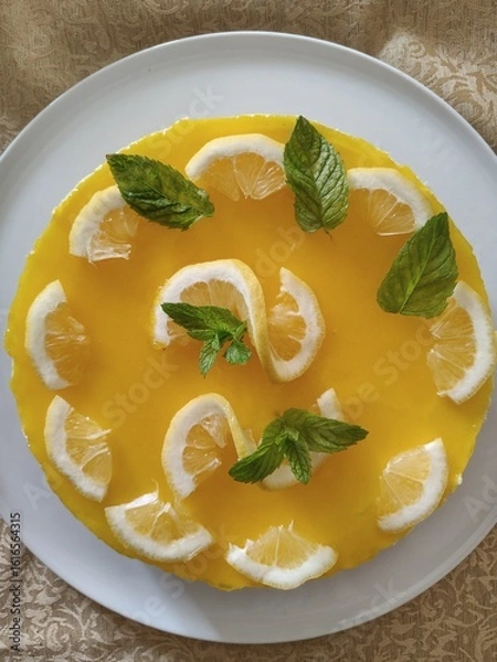 Obraz Lemon cheesecake