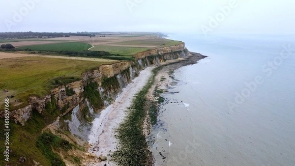 Obraz Cliff on the Atlantic coast in Normandy