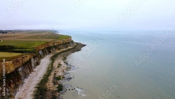 Obraz Cliff on the Atlantic coast in Normandy