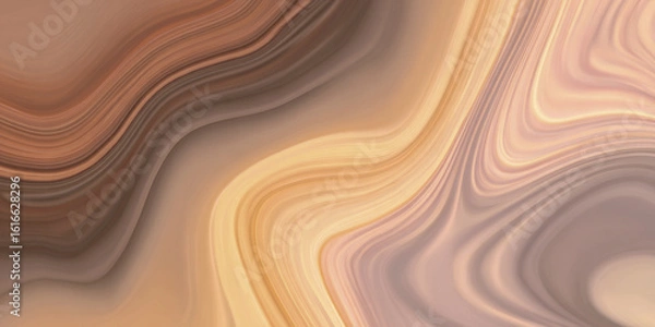 Fototapeta Fluid Pastel Mocha Gradient Abstract Background